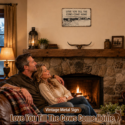 Love You Till The Cows Come Home Sign