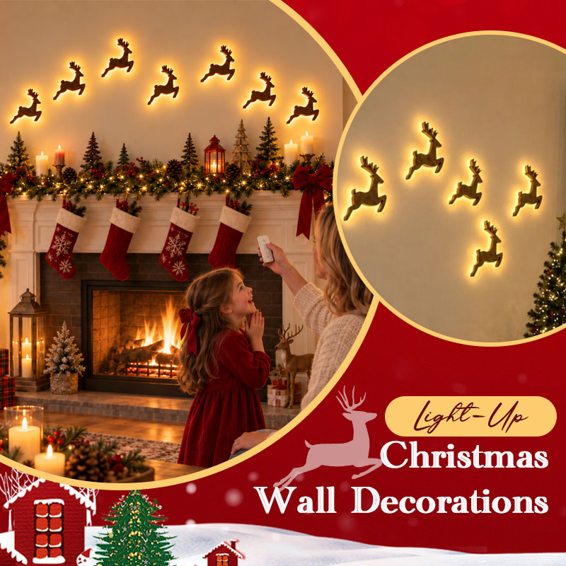 Christmas Glow Wall Silhouette Lights