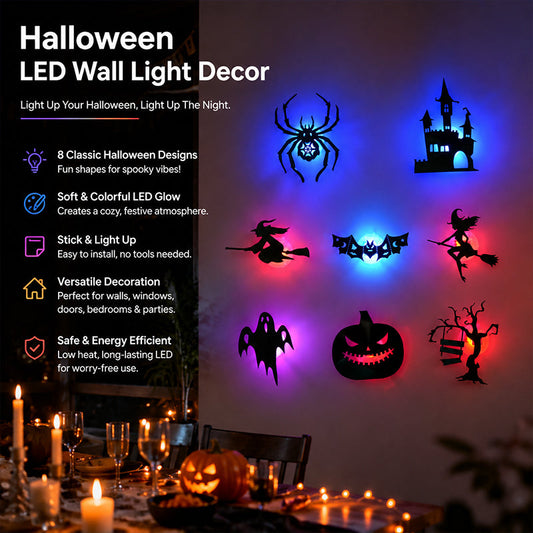 Halloween LED Glow Wall Stickers