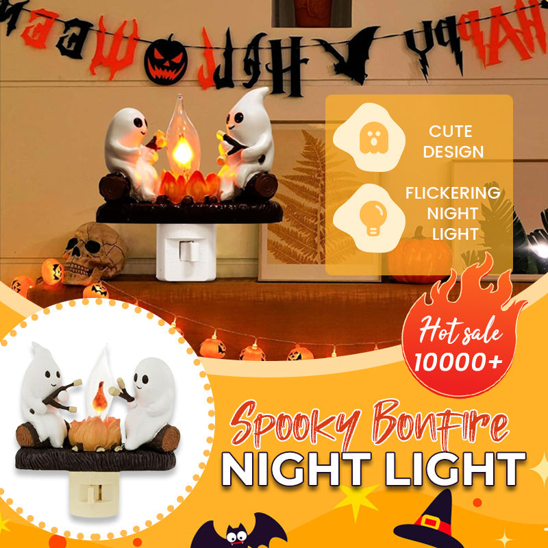 Cute Ghost Pumpkin Night Light
