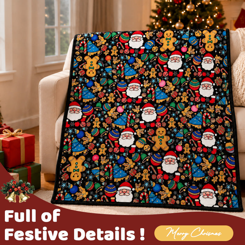 Color-Your-Own Christmas Blanket