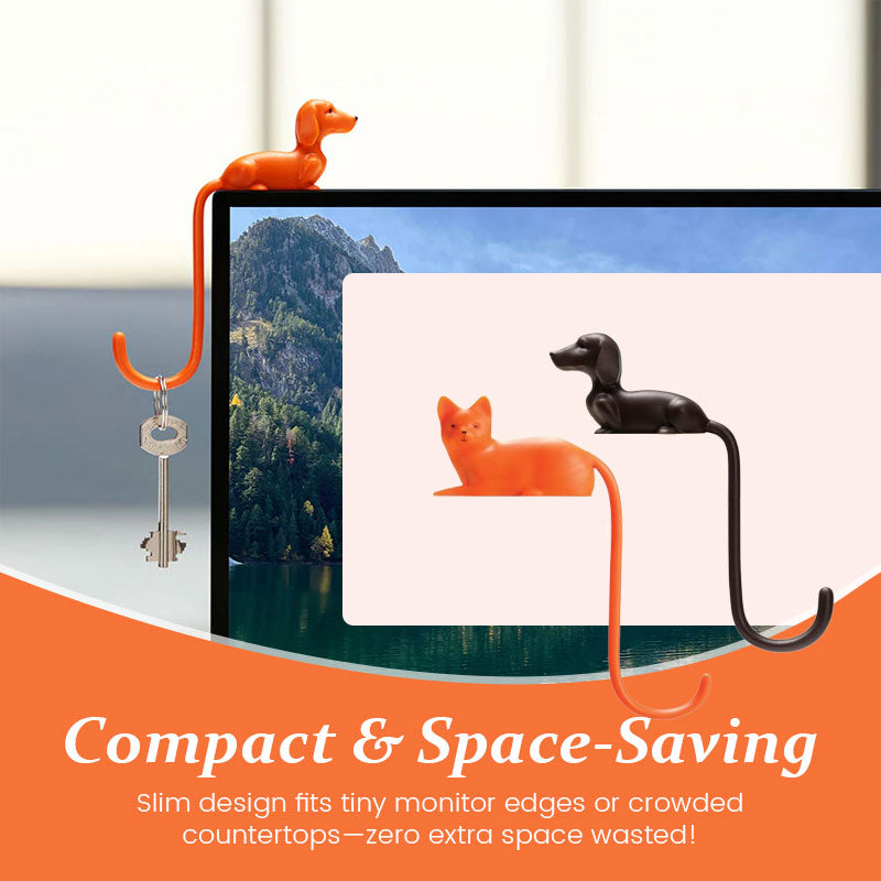 Cute Animal Tail Desk Hook