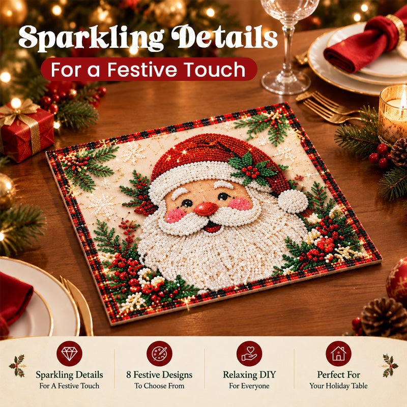 DIY Christmas Diamond Painting Placemats