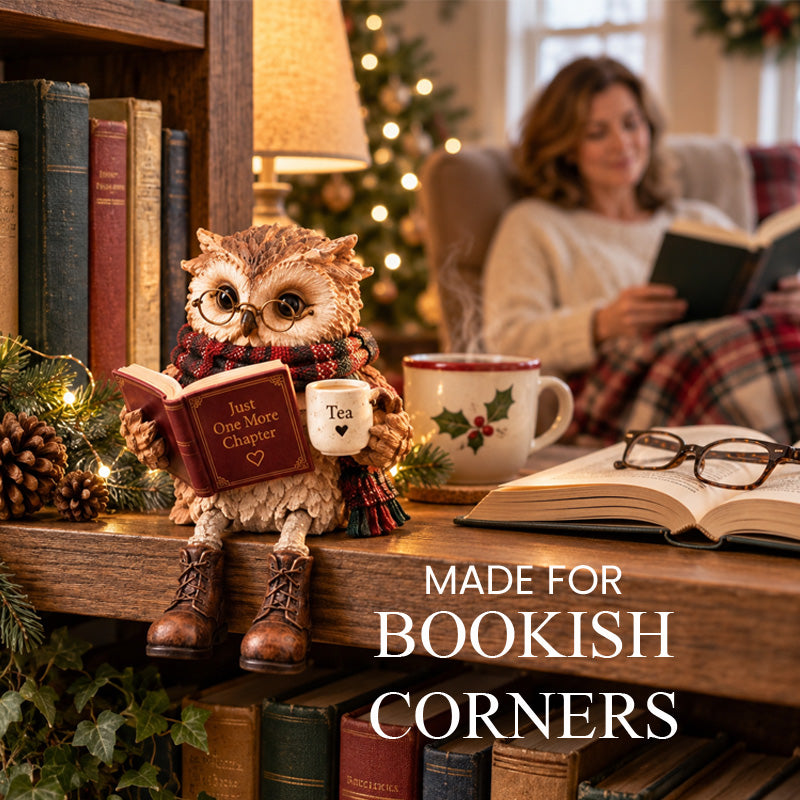 Book Lover Owl Shelf Sitter
