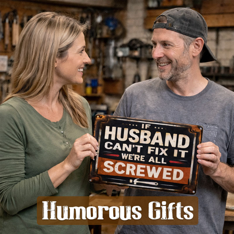 “If He Can’t Fix It…” Metal Sign