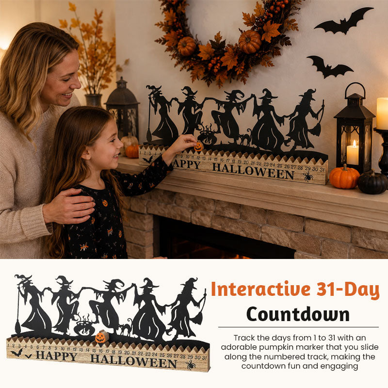 Spooky 31-Day Countdown Halloween Decor