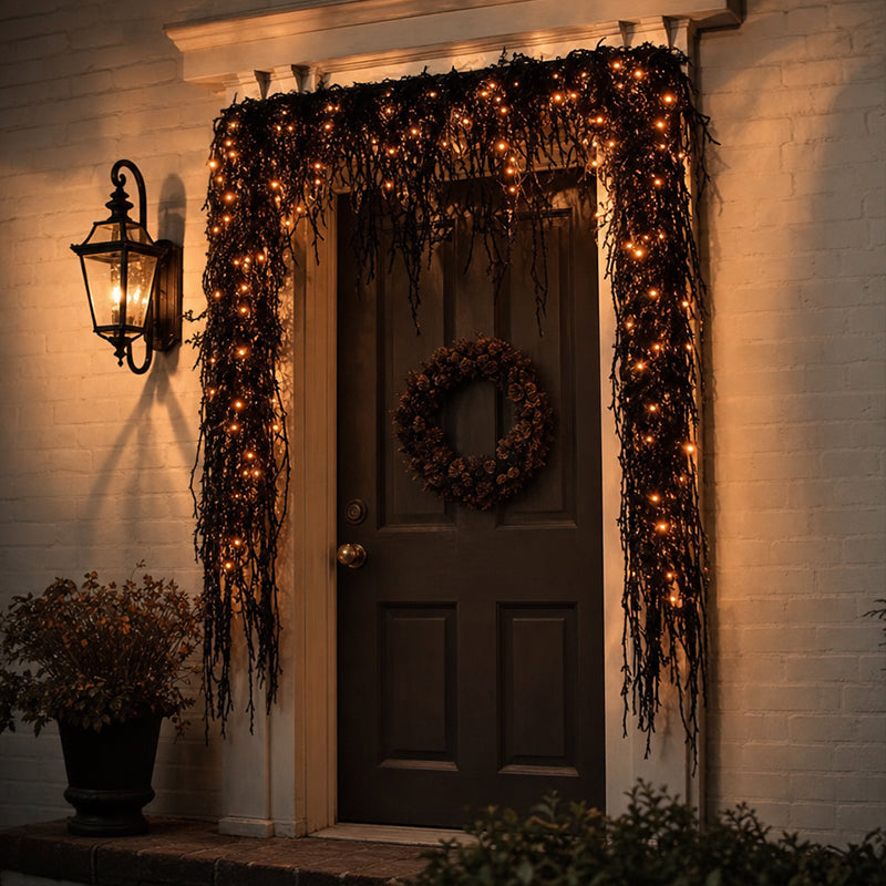 Halloween Lighted Creepy Vine Garland