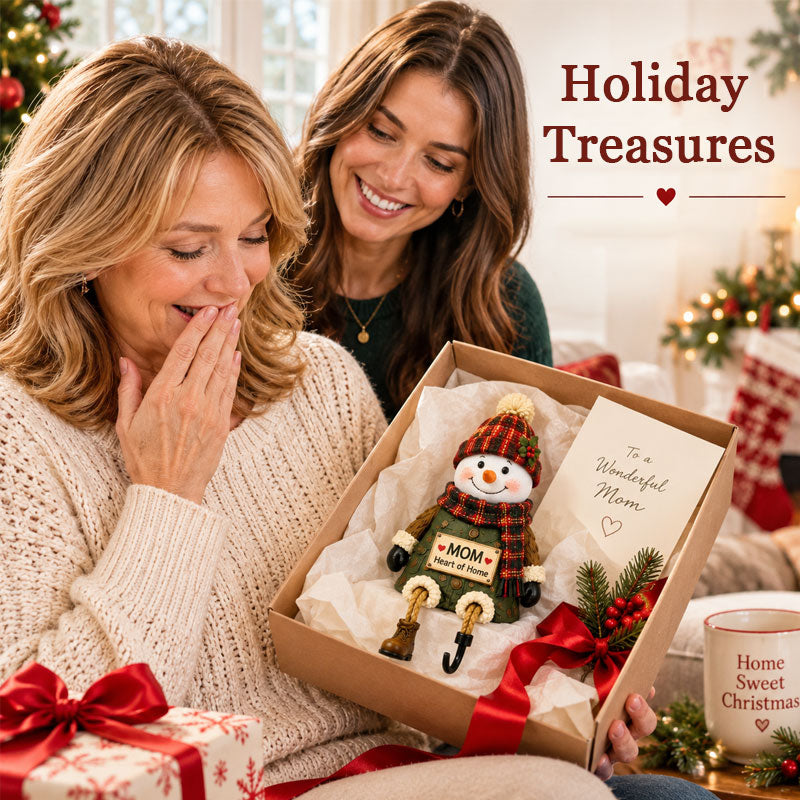 Family Christmas Stocking Holder Shelf Sitters