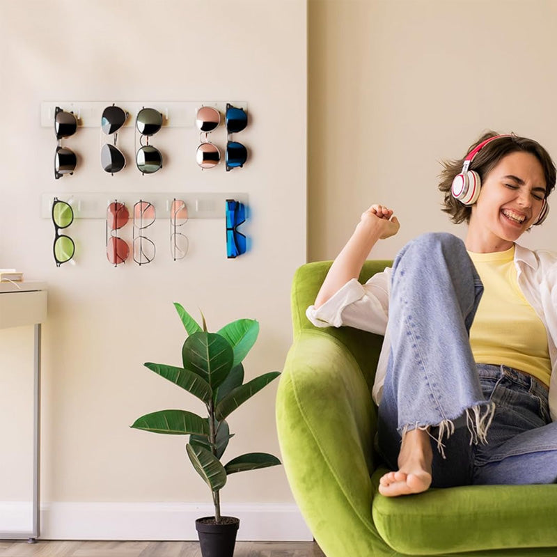 Wall-Mounted Sunglasses Organizer