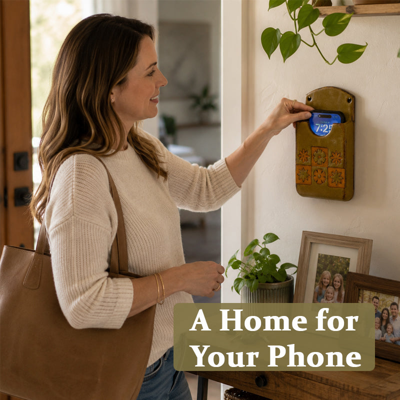 Wall-Mounted Phone Pocket