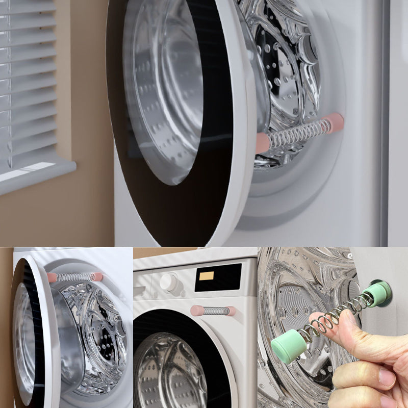 Washing machine door buckle support rod