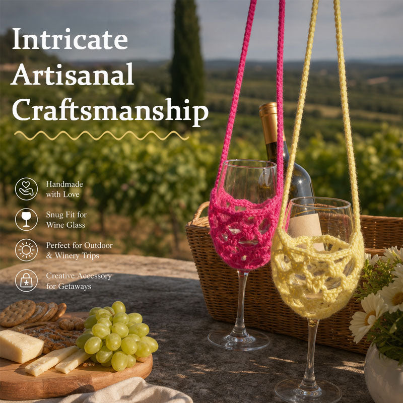 Wine Glass Carrier Necklace