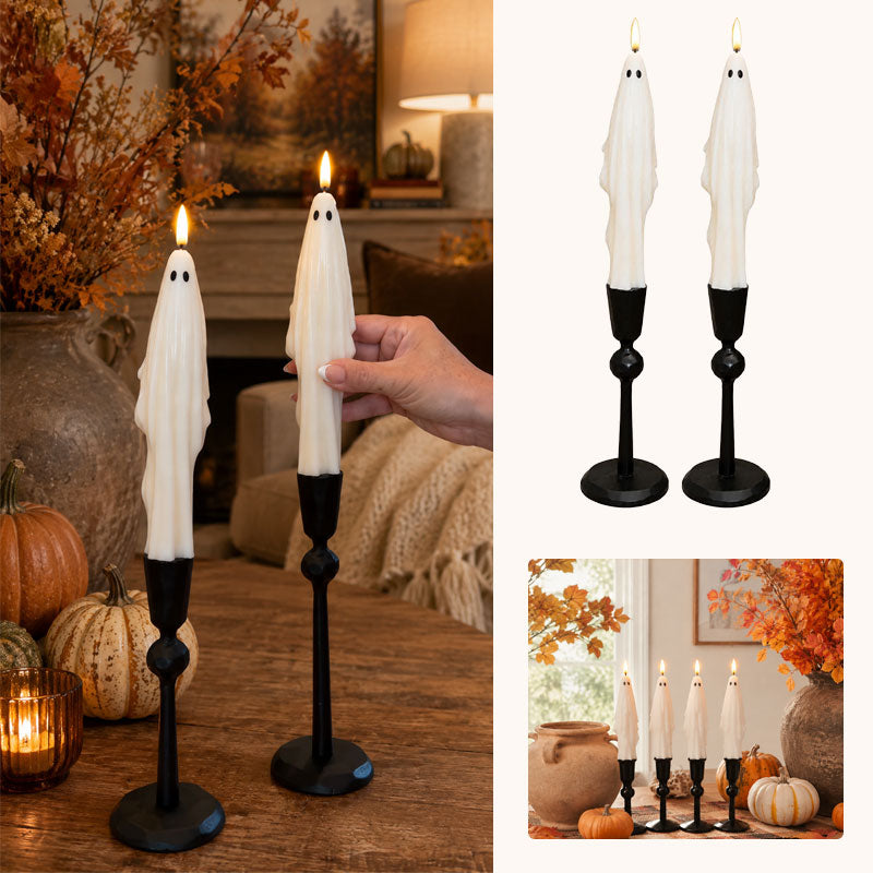Ghost Flame Halloween Candles