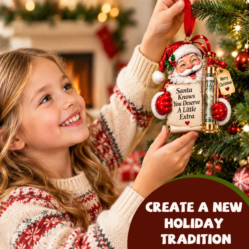 Christmas Cash Gift Ornament