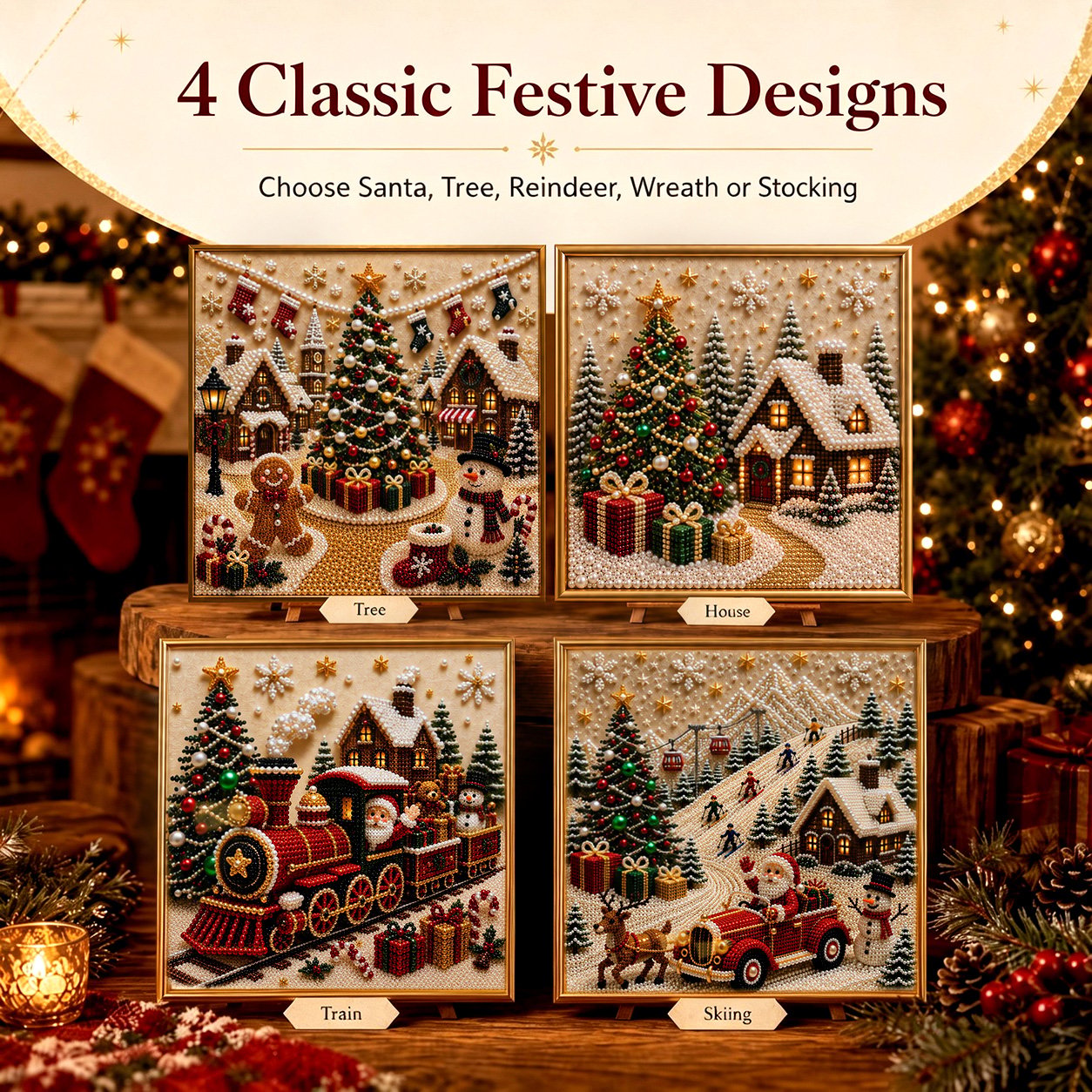 Christmas Pearl Art DIY Kit