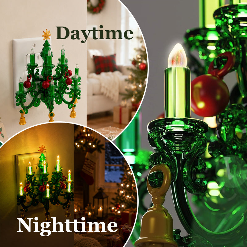Vintage Christmas Tree Plug-In Night Light