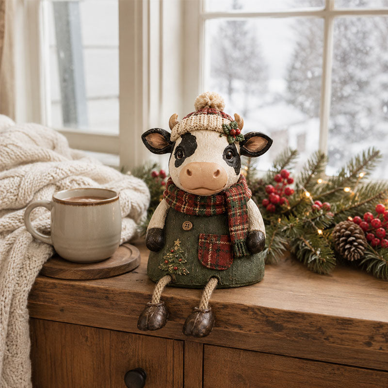Christmas Farm Friends Shelf Sitters