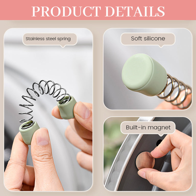 Washing machine door buckle support rod