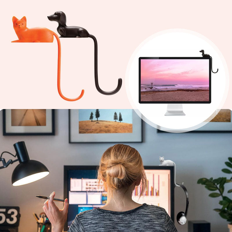 Cute Animal Tail Desk Hook