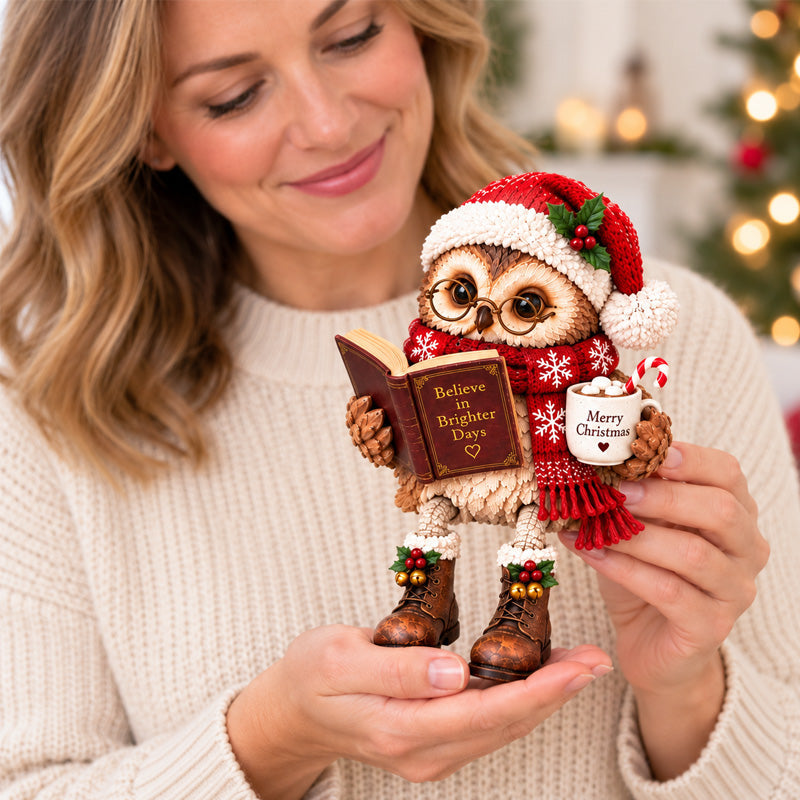 Book Lover Owl Shelf Sitter