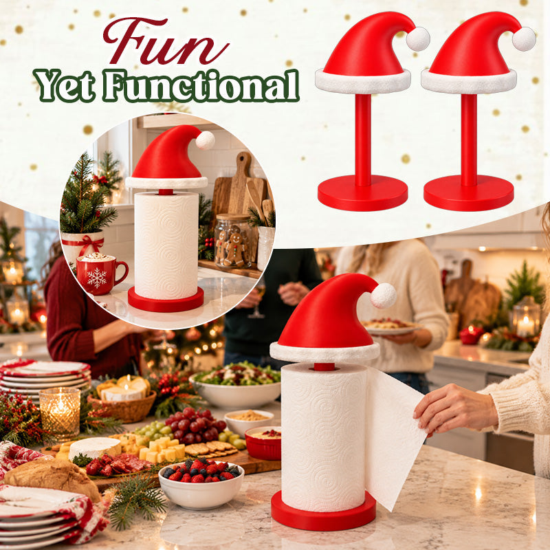 Santa Hat Paper Towel Holder