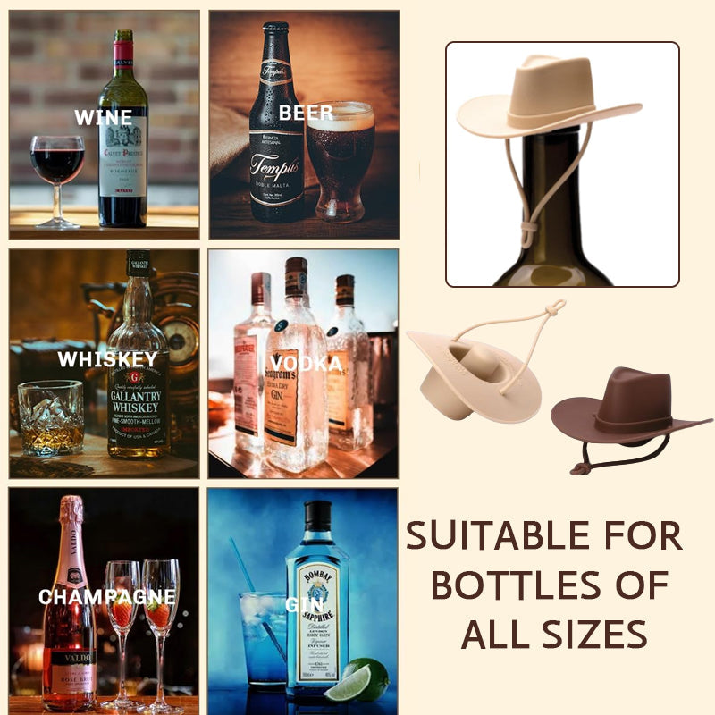 Cowboy Hat Wine Bottle Stopper