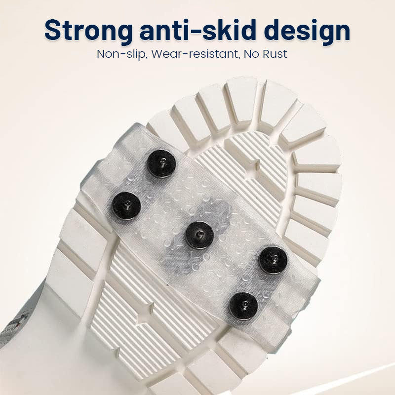 Manganese steel nail elastic shoe cover