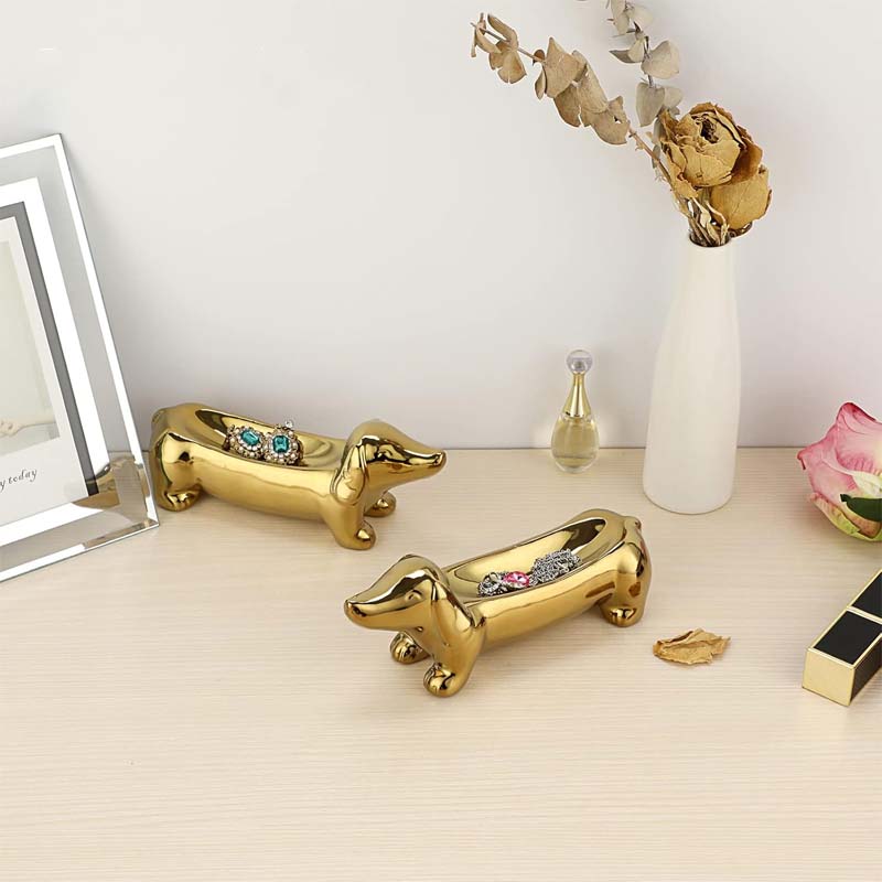 Cute Dog Jewelry Storage Display Tray