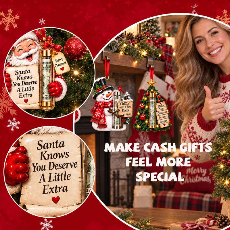 Christmas Cash Gift Ornament