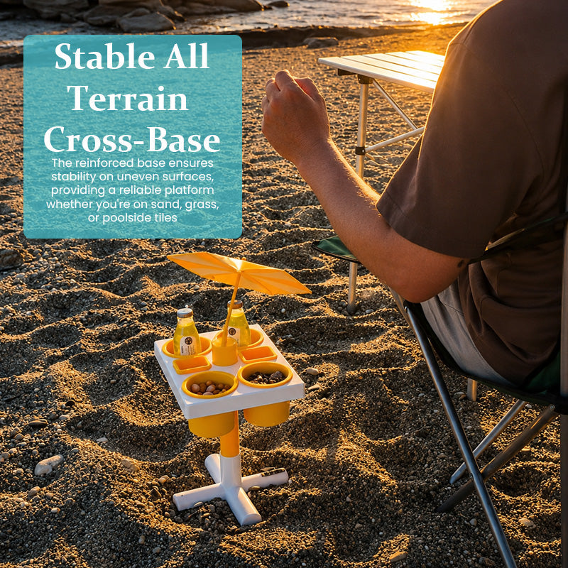 Beach Buddy Snack & Drink Table