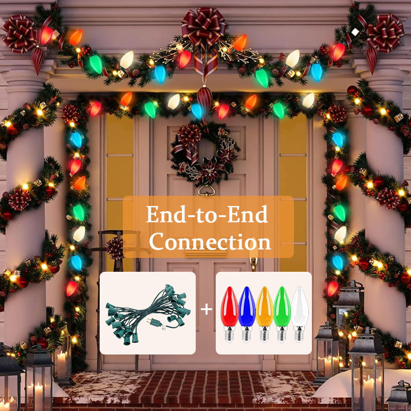 Classic Christmas Bulb Light String