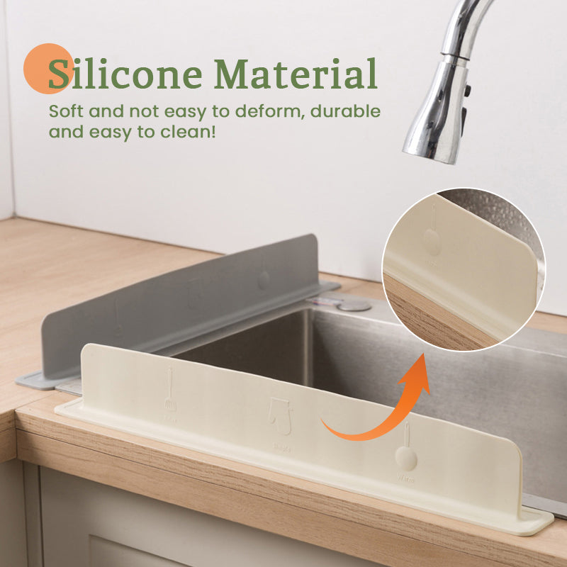 Silicone sink retaining plate