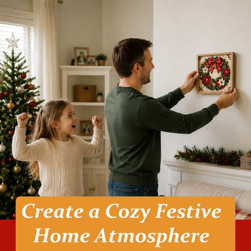 DIY Christmas Fabric Art Kit