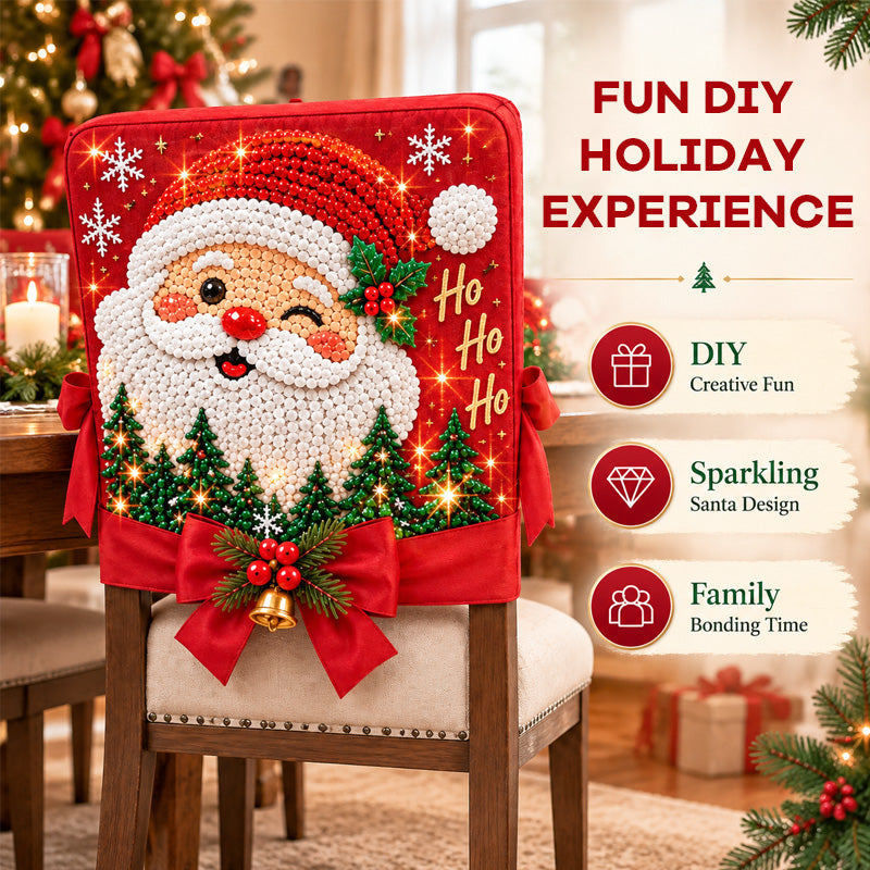 DIY Christmas Diamond Painting Chair Covers