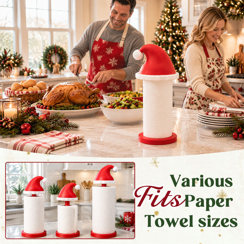 Santa Hat Paper Towel Holder
