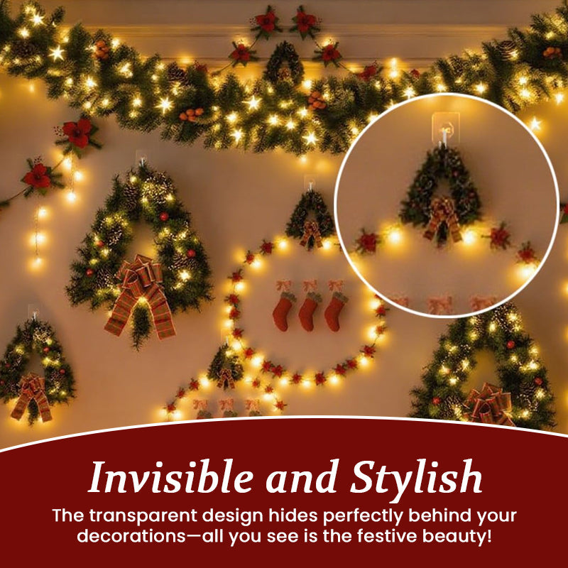 Invisible wreath hook