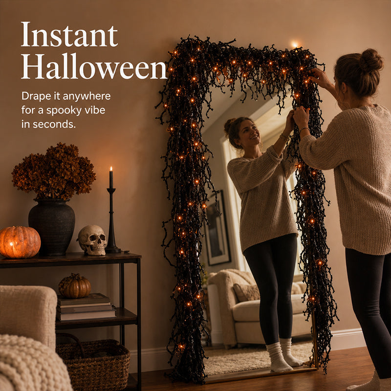 Halloween Lighted Creepy Vine Garland