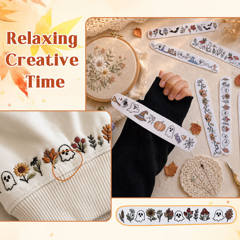 Halloween Embroidery Pattern Set