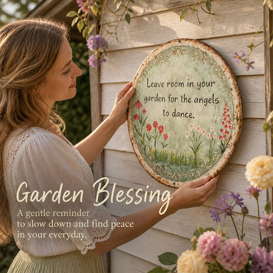 Garden Blessing Wall Sign
