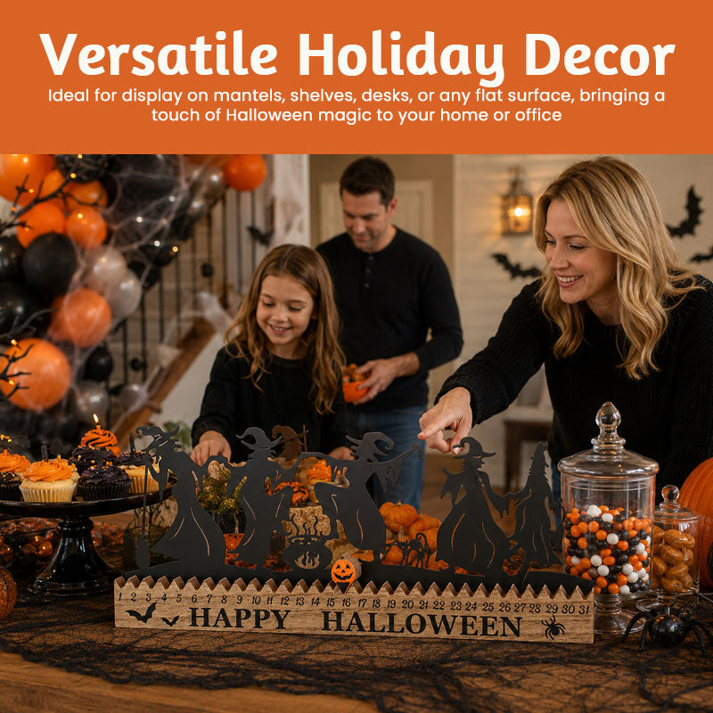 Spooky 31-Day Countdown Halloween Decor