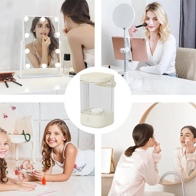 Electric makeup tool cleaner