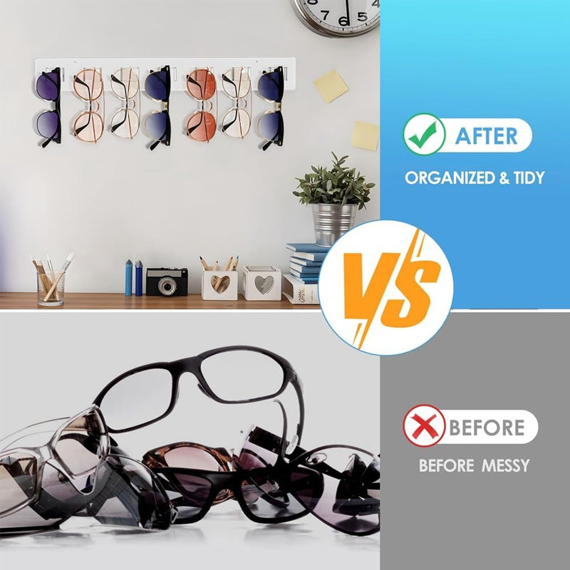 Wall-Mounted Sunglasses Organizer