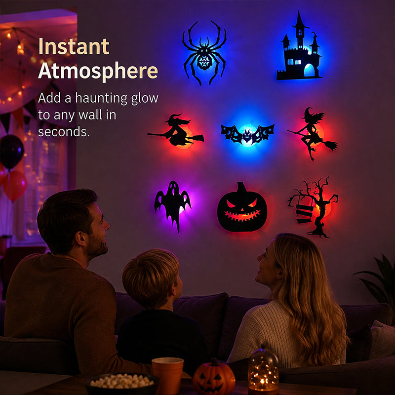 Halloween LED Glow Wall Stickers