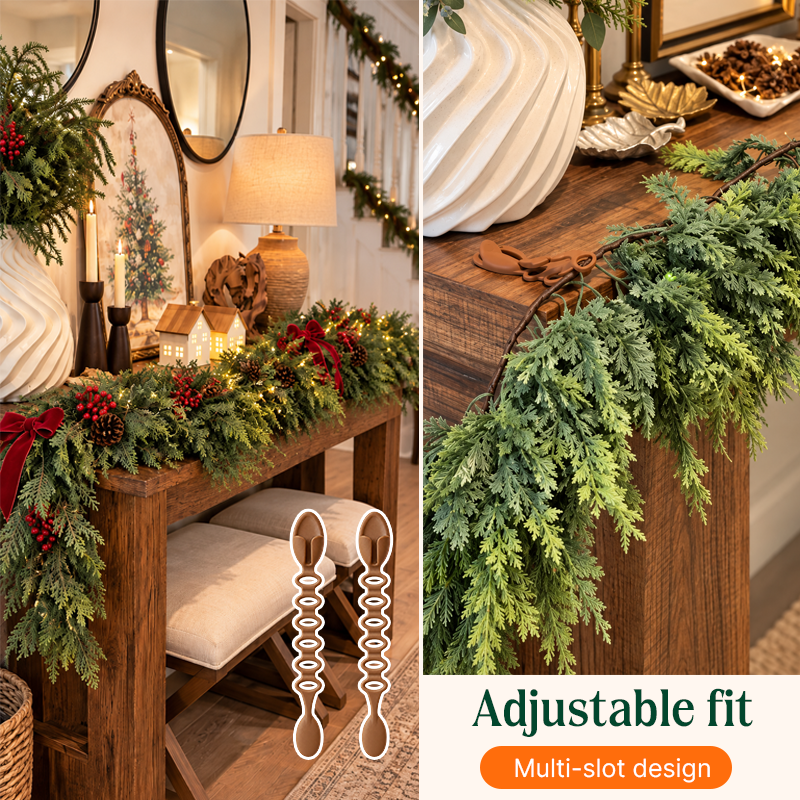 Adjustable Christmas Garland & Wreath Fasteners