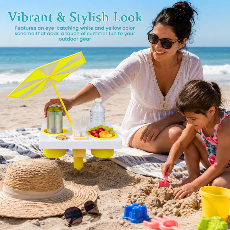 Beach Buddy Snack & Drink Table