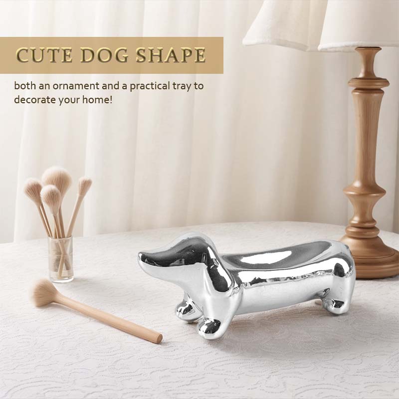 Cute Dog Jewelry Storage Display Tray