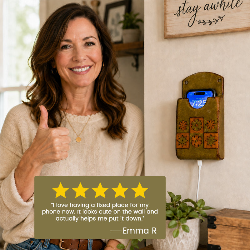 Wall-Mounted Phone Pocket