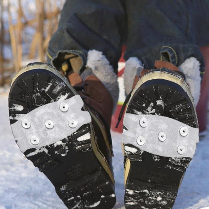 Manganese steel nail elastic shoe cover