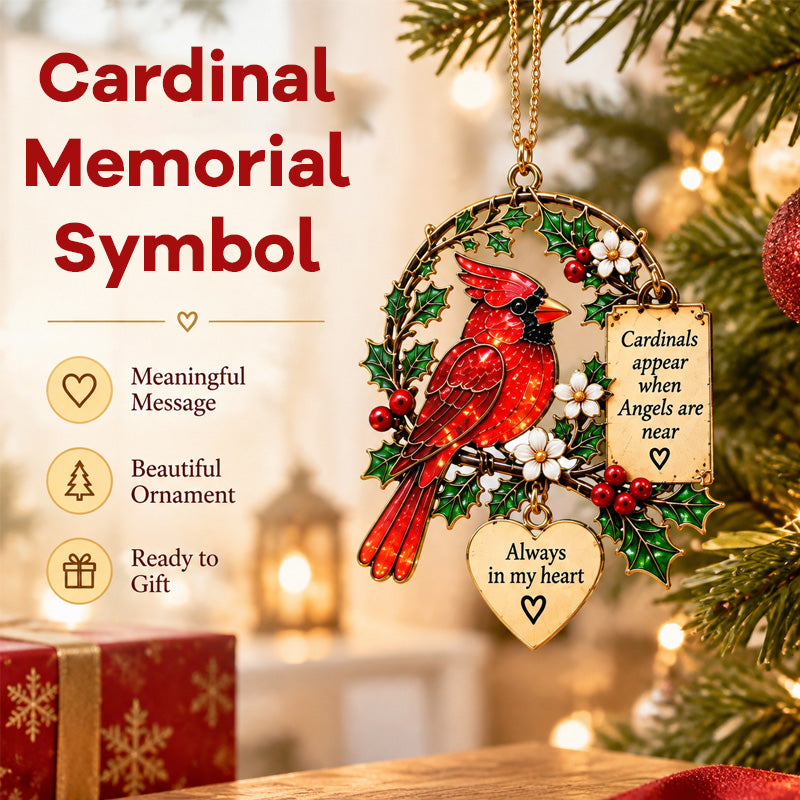 Cardinal Memorial Ornament Gift Set