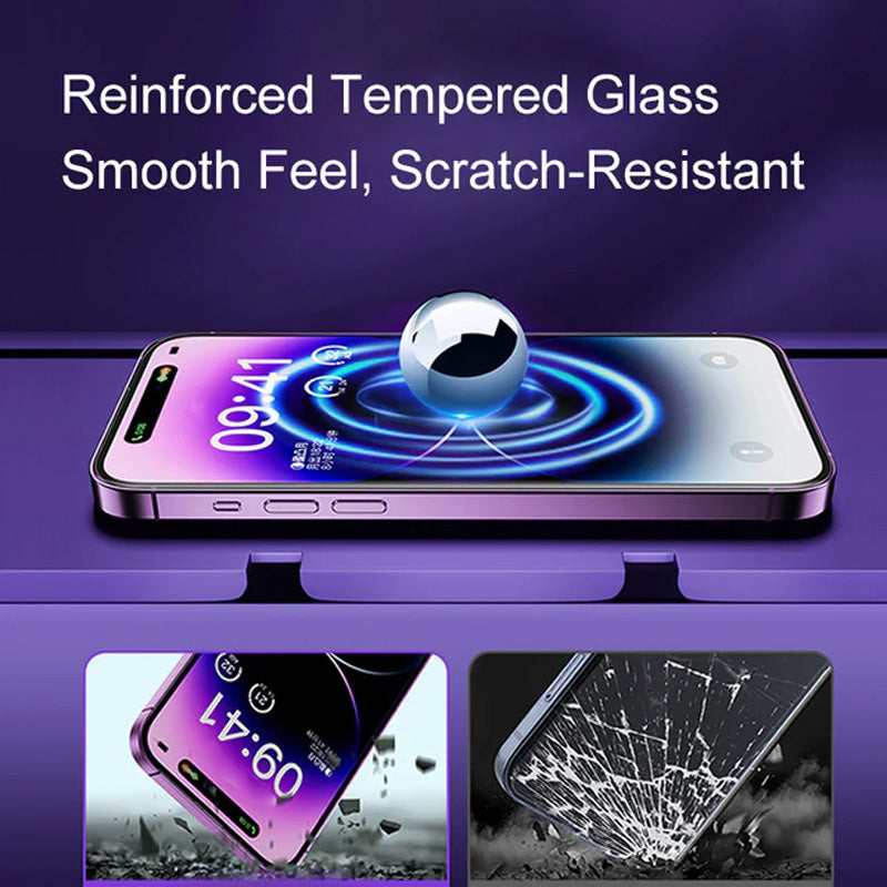Silk screen automatic dust-free tempered film